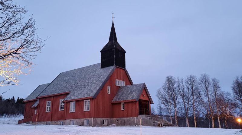 Gudstjeneste i Nerskogen kapell Palmesøndag