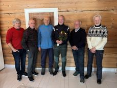 Førjulsbesøk til 80 – åring: Rolig og sindig skiløper fra Heidal hadde runddag i 2021. 