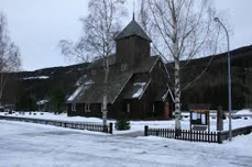 Begnadalen kirke, vinter