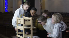 Bygging av Doe-orgel i Steinkjer kirke