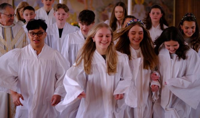 Konfirmanter 2018. Foto: Per Anders Rosenkvist