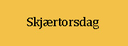 Skjærtorsdag