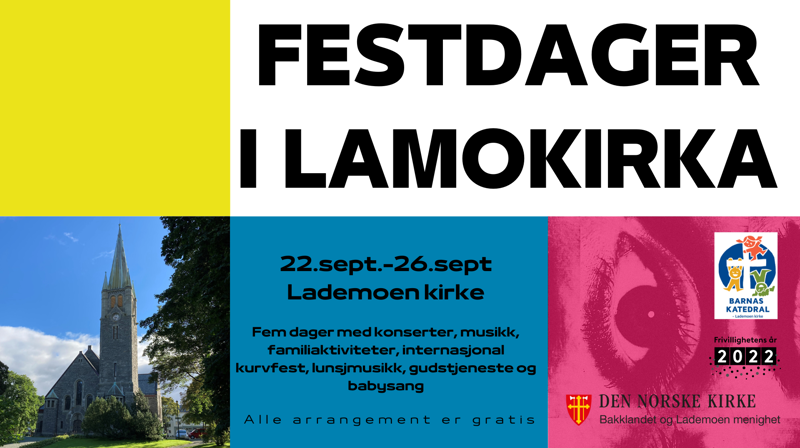 Festdager i Lamokirka 22-26 september!