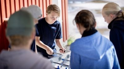 Etter skoletid i Heimdal kirke