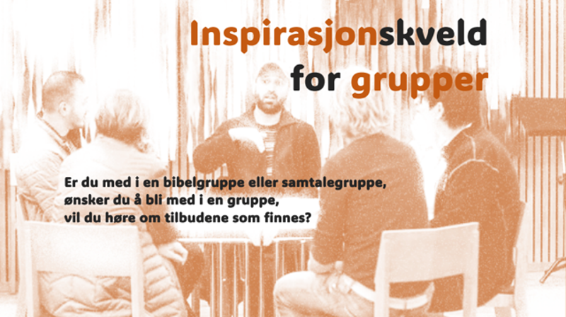 Inspirasjonskveld  for grupper Sverresborg kirkesenter 29. august kl.19.00