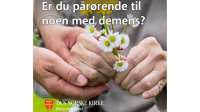 Samtalegruppe om demens 5. mars i Berg kirke