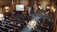 Visitasgudstjeneste søndag 9. februar 2020 etter biskopens møte med Strinda, Berg og Strindheim menigheter. Foto: Ø. Sørensen