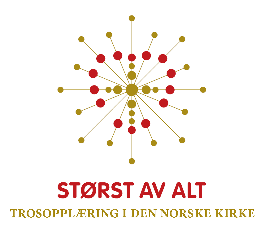 Logo Størst av alt - Trosopplæring i den norske kirke