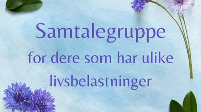 Samtalegruppe for ulike livsbelastninger