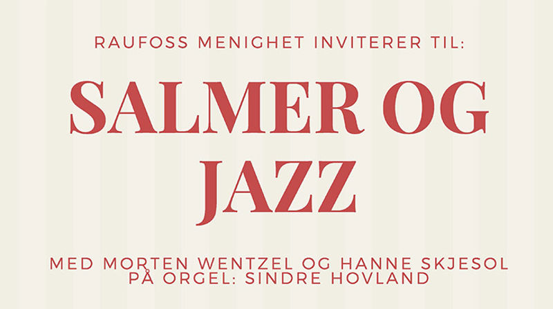 Salmer og jazz med Morten Wentzel og Hanne Moesgaard Skjesol