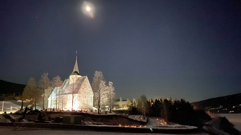 Kyrkjene våre i vinterdrakt!