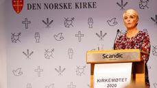 Kirkerådsleder i Den norske kirke, Kristin Gunleiksrud Raaum. Foto: Ole Martin Wold