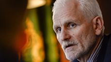 Årets pris deles mellom til Ales Bjaljatski, en aktivist fra Belarus, den russiske organisasjonen Memorial og den ukrainske organisasjonen Senteret for sivile rettigheter. Foto: Bertil Ericson / TT