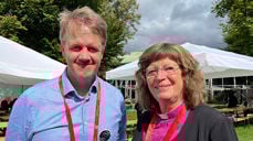 Kjetil Fretheim og Ingeborg Midttømme sitter i KVs sentralkomite i årene framover. (Foto: Kirkerådet)