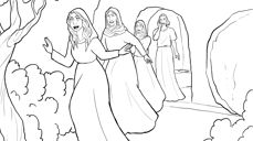 Ill.tegning graven er tom