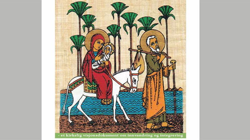 Omslaget til heftet "Dette vil vi", det felleskirkelige visjonsdokumentet om innvandring og integrering.