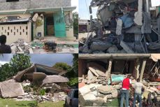 Ødeleggelser på Haiti etter jordskjelv 14. august. Foto hentet fra det lutherske verdensforbundet LVF (lutheranworld.com). Foto: KORAL/MR Batismé