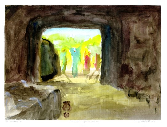 HRM - akvarell - Den tomme graven (The empty grave).jpg